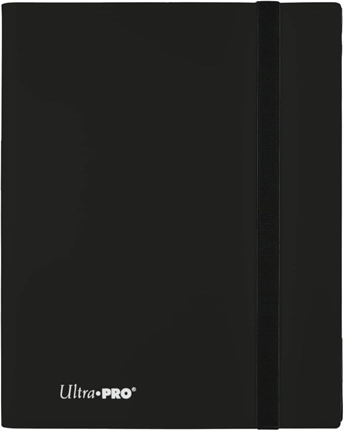 PORTFOLIO - Plastic Eclipse 9-Pocket Jet Black Binder