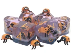 ANIMAL KINGDOM - Ladybug Yellow Polyhedral 7-Die Set (289)