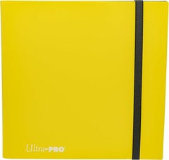 PORTFOLIO - Plastic Eclipse 12-Pocket Lemon Yellow Binder