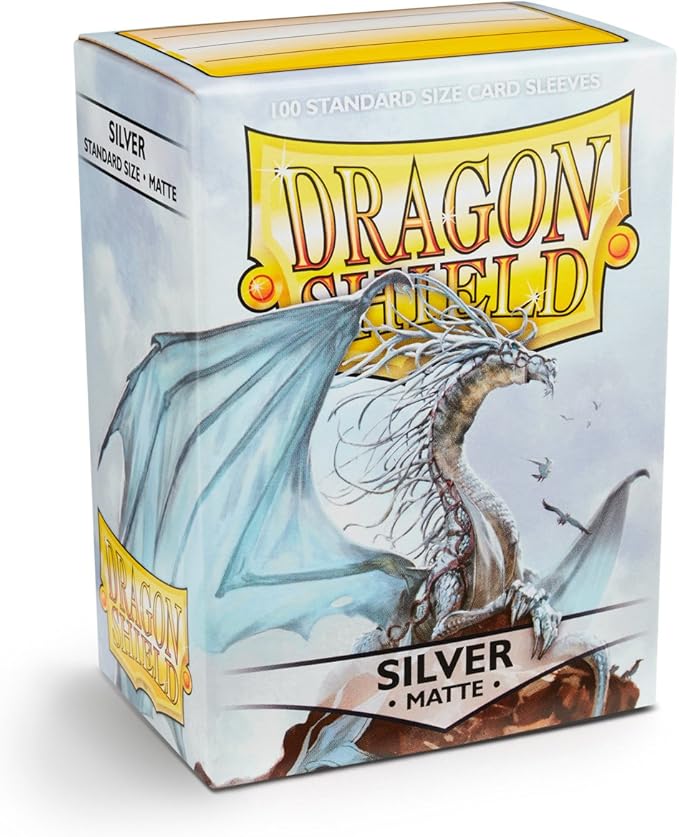Standard Matte Silver 100ct Sleeves