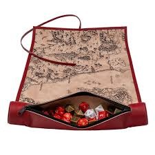 Dungeons & Dragons Sword Coast Scroll Map Dice Rolling Mat