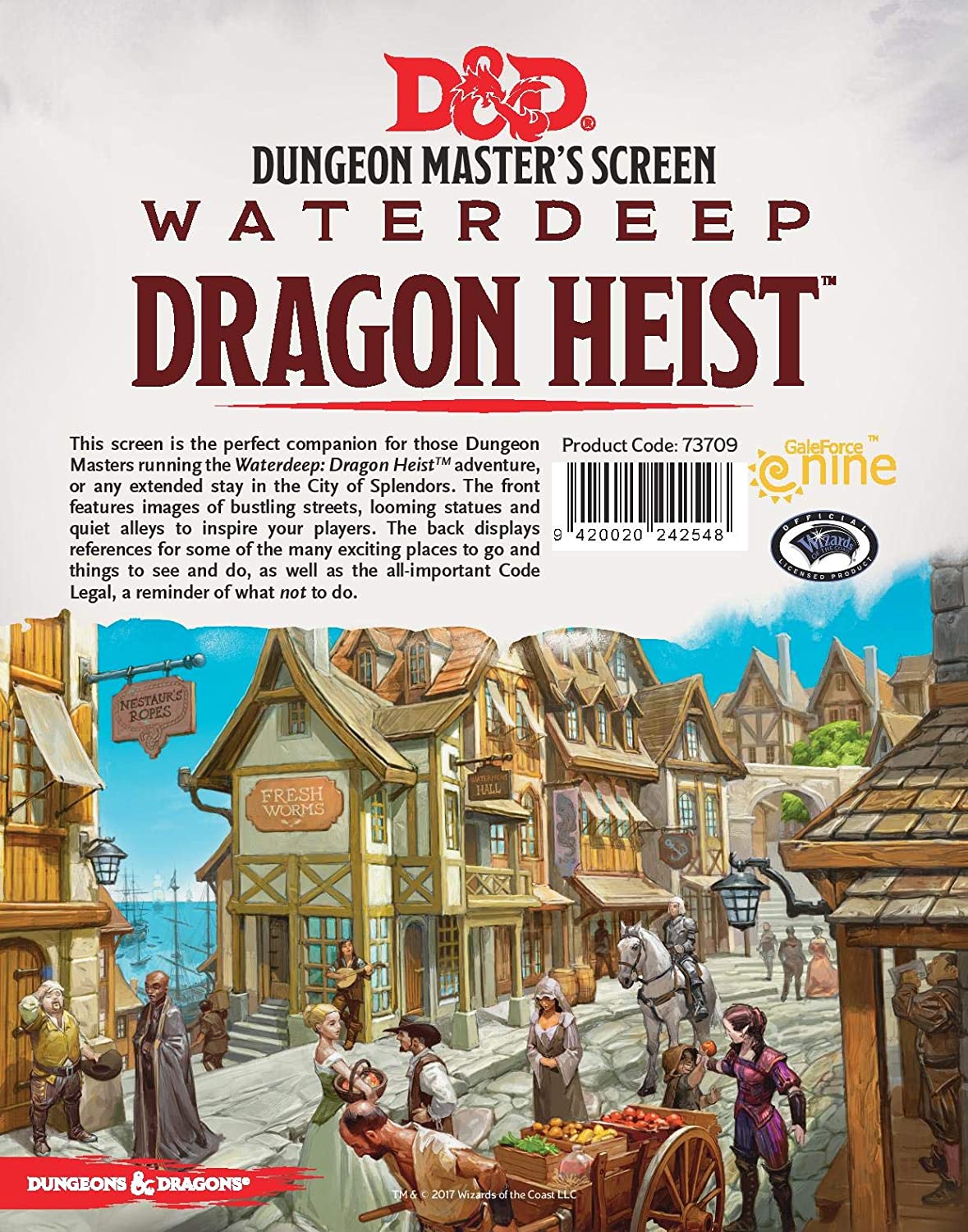 DM SCREEN - Waterdeep Dragon Heist