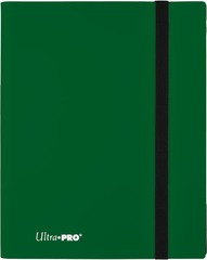 PORTFOLIO - Plastic Eclipse 9-Pocket Forest Green Binder