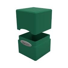 DECK BOX - Satin Cube DRK Green (100+)