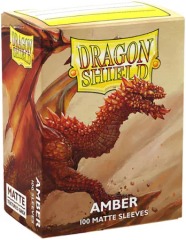 Standard Matte Amber 100ct Sleeves