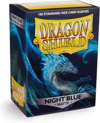 Standard Matte Night Blue 100ct Sleeves