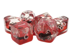 ANIMAL KINGDOM - Scorpion Black w/Red Polyhedral 7-Die Set (264)