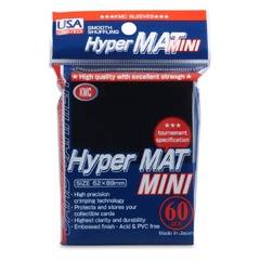 Japanese Hyper MAT Mini Black 60ct Sleeves