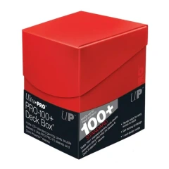 Plastic Eclipse Red (100+) Deck Box