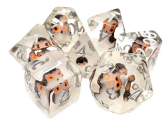 ANIMAL KINGDOM - Brown Owl Polyhedral 7-Die Set (254)