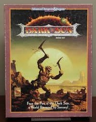 DARK SUN Advanced D&D 2nd Edition Boxed Set Campaign Setting