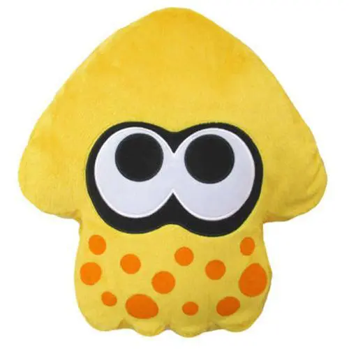 SPLATOON - Sun Yellow Inkling Squid 14in Cushion Plush