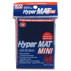 Japanese Hyper MAT Mini Blue 60ct Sleeves