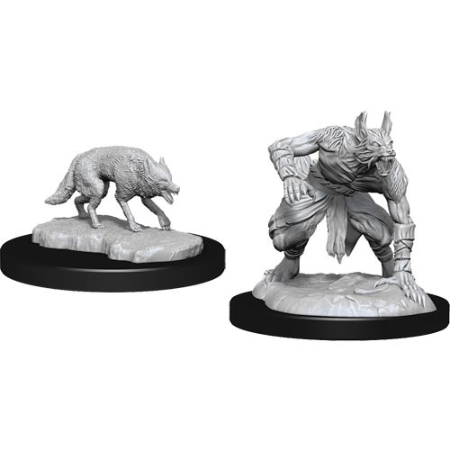 W14: Nolzurs Marvelous Miniatures - Jackalwere & Jackal (90244)