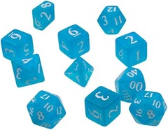 Eclipse Sky Blue 11 Polyhedral Dice Set
