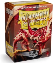 Standard Matte Ruby 100ct Sleeves