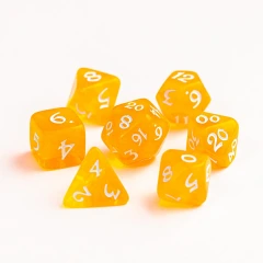 Standard Elessia Cosmos Solaris 7pc Polyhedral Dice Set