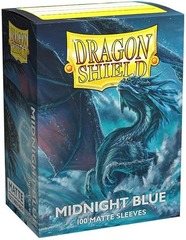 Standard Matte Midnight Blue 100ct Sleeves