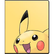 Plastic PKM Pikachu 9-Pocket Hard Binder