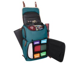 Enhance Trading Card Storage Green Gaming Backpack