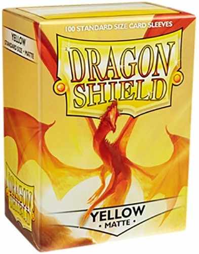 Standard Matte Yellow 100ct Sleeves