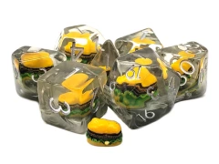 INFUSED - Hamburger Time Polyhedral 7-Die Set (279)