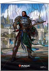 MTG - Gideon Blackblade (Stained Glass) Wall Scroll