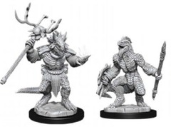 W12: Nolzur's Marvelous Miniatures - Lizardfolk & Lizardfolk SHaman (90074)