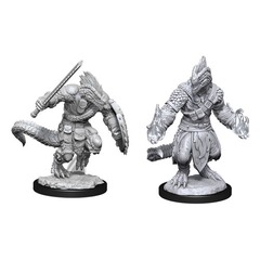 W15: Nolzur's Marvelous Miniatures - Lizardfolk Barbarian & Cleric (90308)