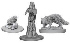 W01: Pathfinder Battles Deep Cuts - Familiars (Fox Bat Badger) (72580)