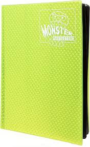 Monster 9-Pocket Green Prism Portfolio