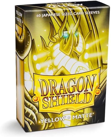 Japanese Matte Yellow 60ct Sleeves