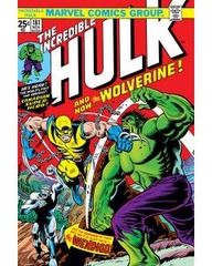 Incredible Hulk Wolverine Comic Cover (161082)