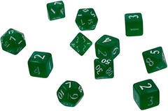 Eclipse Forest Green 11 Polyhedral Dice Set