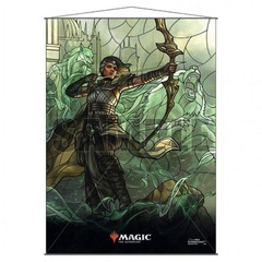 MTG - Vivien Champion of the Wilds (Stained Glass) Wall Scroll