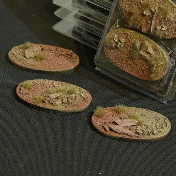 GAMERS GRASS - Base Badlands (75mm) Oval (x3)