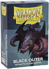 Perfect Fit Standard Outer Matte Black 100ct Sleeves