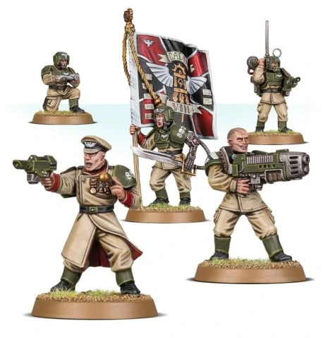 ASTRA MILITARUM - Cadian Command Squad (47-09)