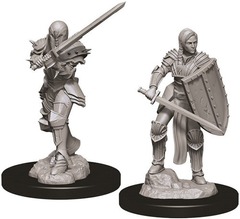 W09: Nolzur's Marvelous Miniatures - Human Fighter Female (73705)