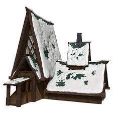 ICONS OF THE REALMS - Icewind Dale Rime of the Frostmaiden The Lodge Papercraft Set