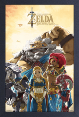 GEL-COAT - Zelda And Champions (Brushed 11inX17in) Picture