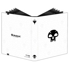 Plastic Mana 8 White w/Swamp Symbol 9-Pocket Binder