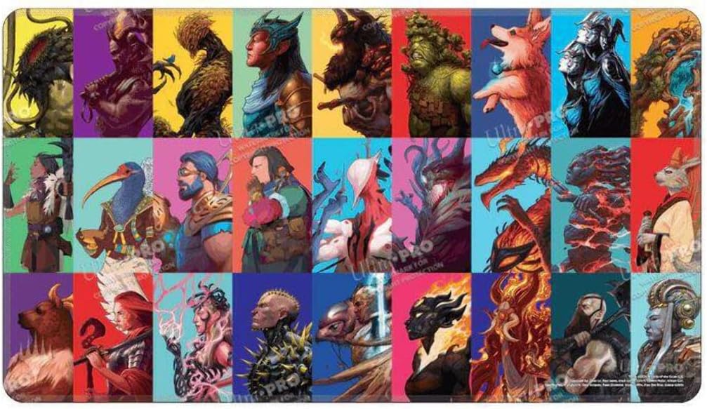 PLAYMAT - MTG Modern Horizons 3 Legends Montage (Stitched)