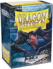 Standard Matte Black 100ct Sleeves