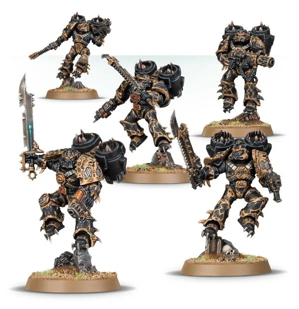 CHAOS SPACE MARINES - Raptors (STK) (43-13)