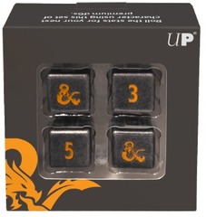 D6 Heavy Metal Realmspace Dice Set (4ct)
