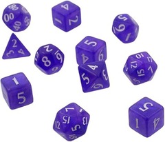 Eclipse Royal Purple 11 Polyhedral Dice Set