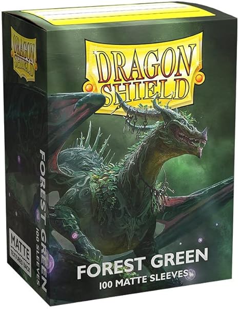 Standard Matte Forest Green 100ct Sleeves