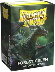 Standard Matte Forest Green 100ct Sleeves