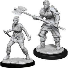W13: Nolzur's Marvelous Miniatures - Orc Barbarian Female (90145)